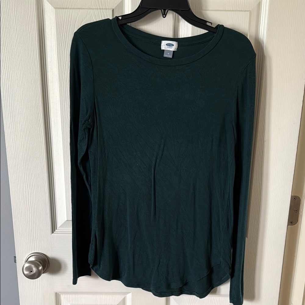 Old Navy Women's Green Long Sleeve Top